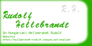 rudolf hellebrandt business card